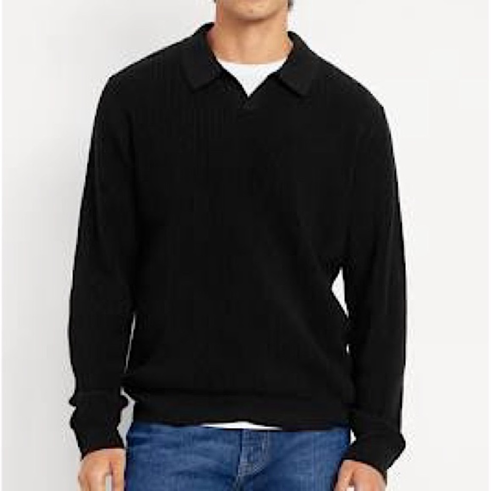 Old Navy Long Sleeve Sweater Polo